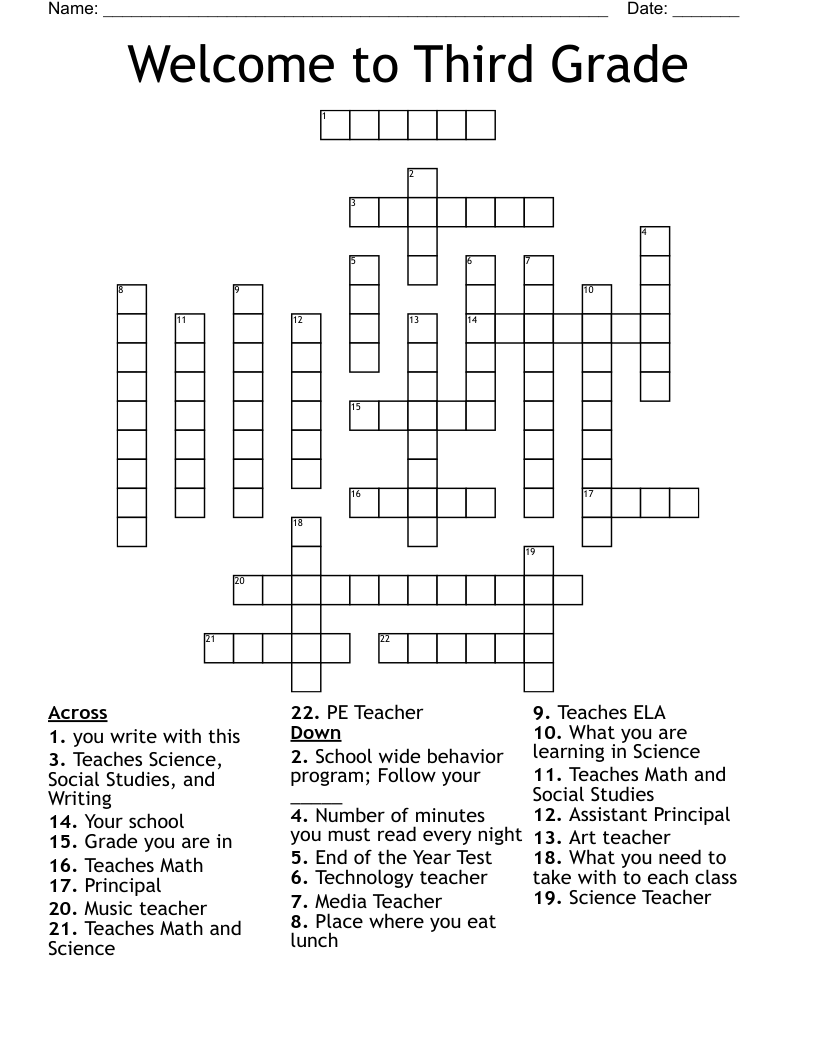 up to the minute media crossword