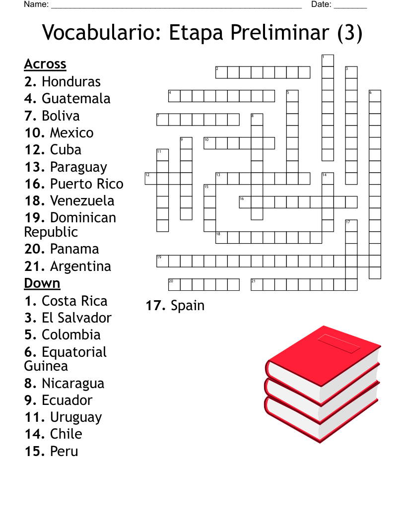 West Side Story Crossword WordMint