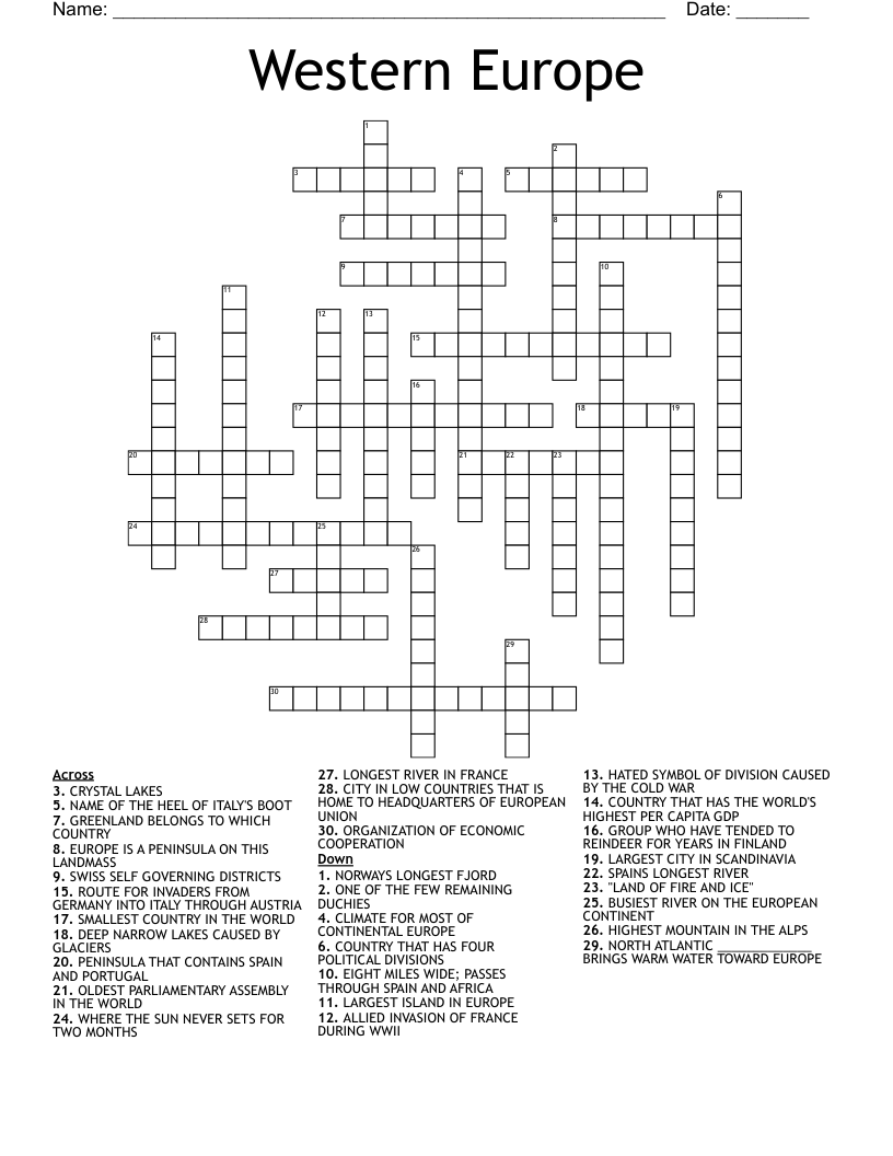 swiss city crossword clue