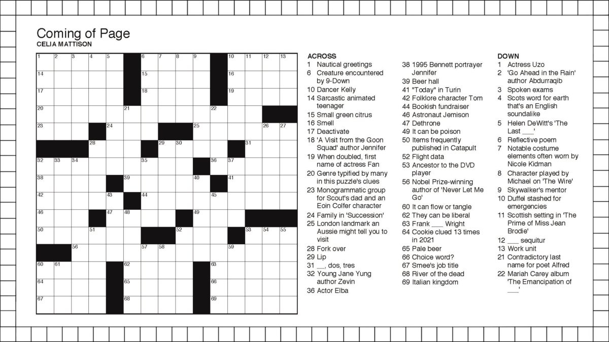 Why I Started Writing Crossword Puzzles