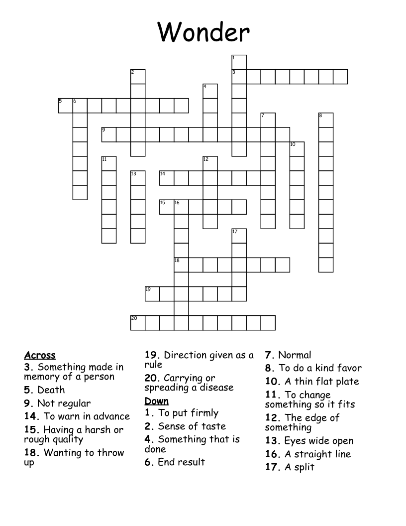 on edge crossword clue