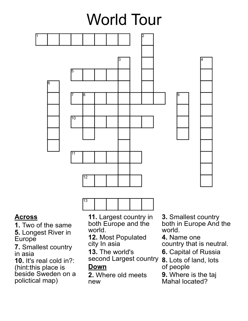 taj mahal city crossword