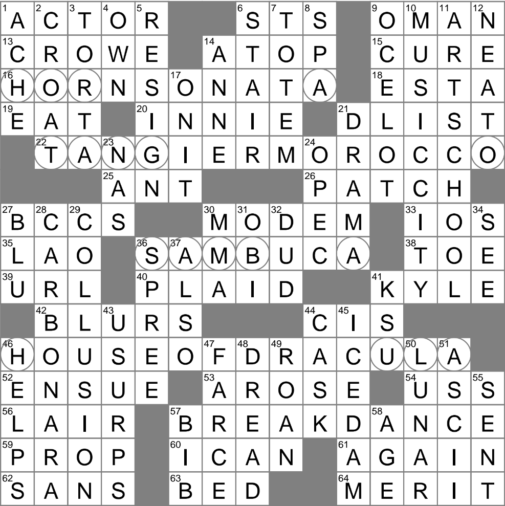 Wrap Party Party Crossword Clue Archives LAXCrossword