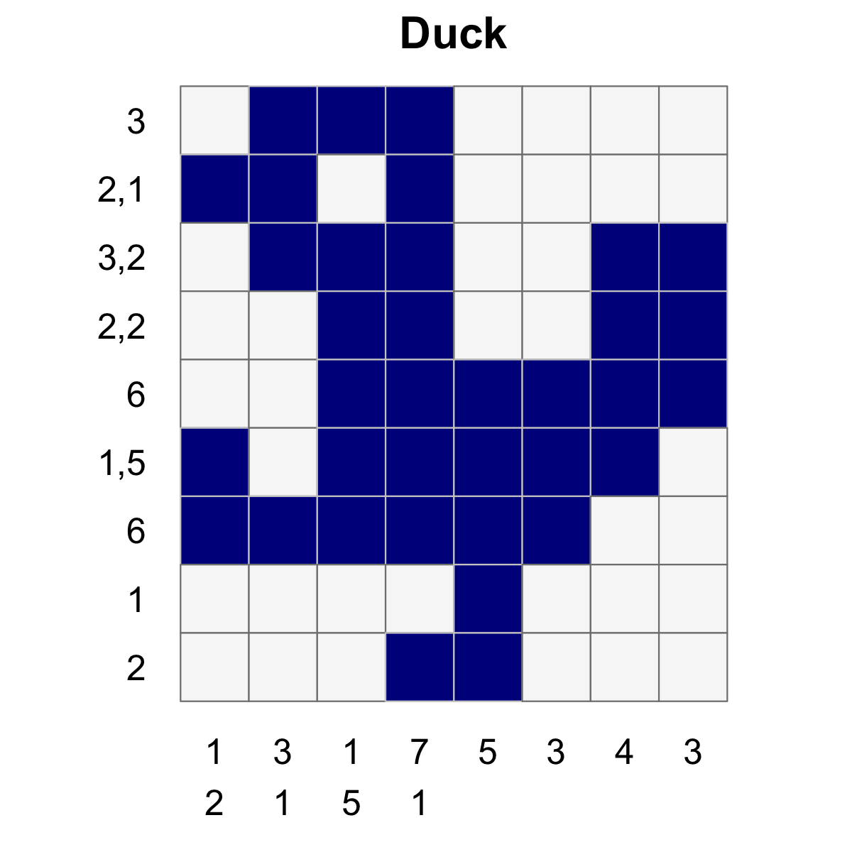 Writing A Nonogram Solver In R Coolbutuseless