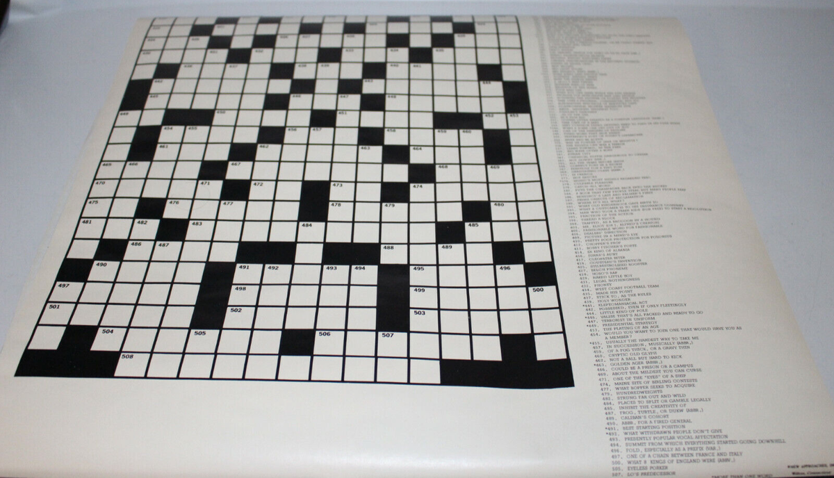 wall hanging crossword clue