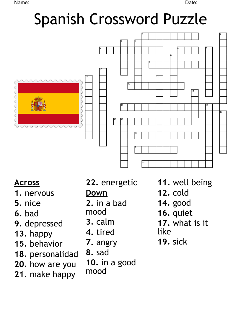 those in spanish crossword