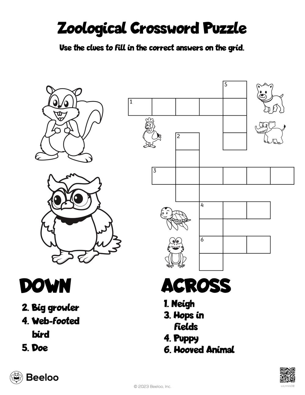 bird related crossword clue