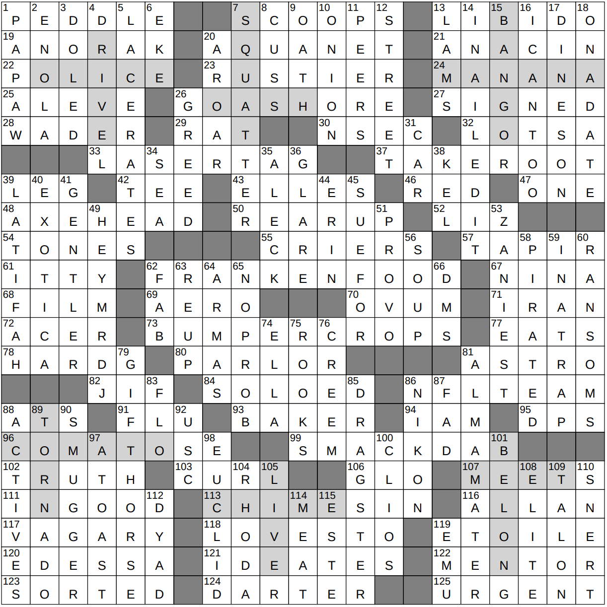 cry before a jump crossword