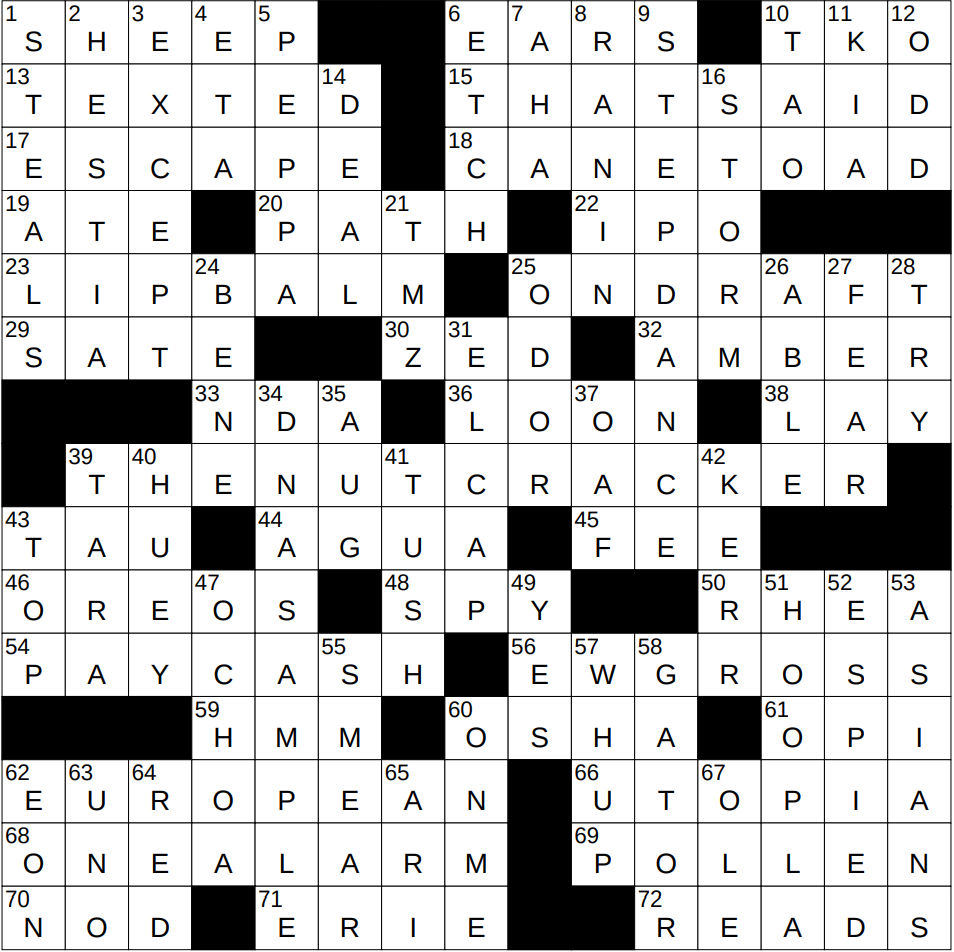 1224 24 NY Times Crossword 24 Dec 24 Tuesday NYXCrossword 1224 24 NY Times Crossword 24 Dec 24 Tuesday NYXCrossword