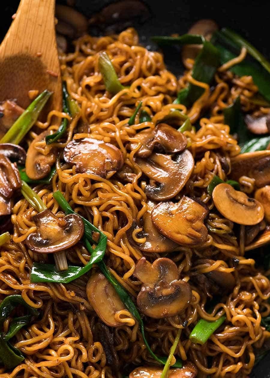 Asian Mushroom Ramen Noodles RecipeTin Eats