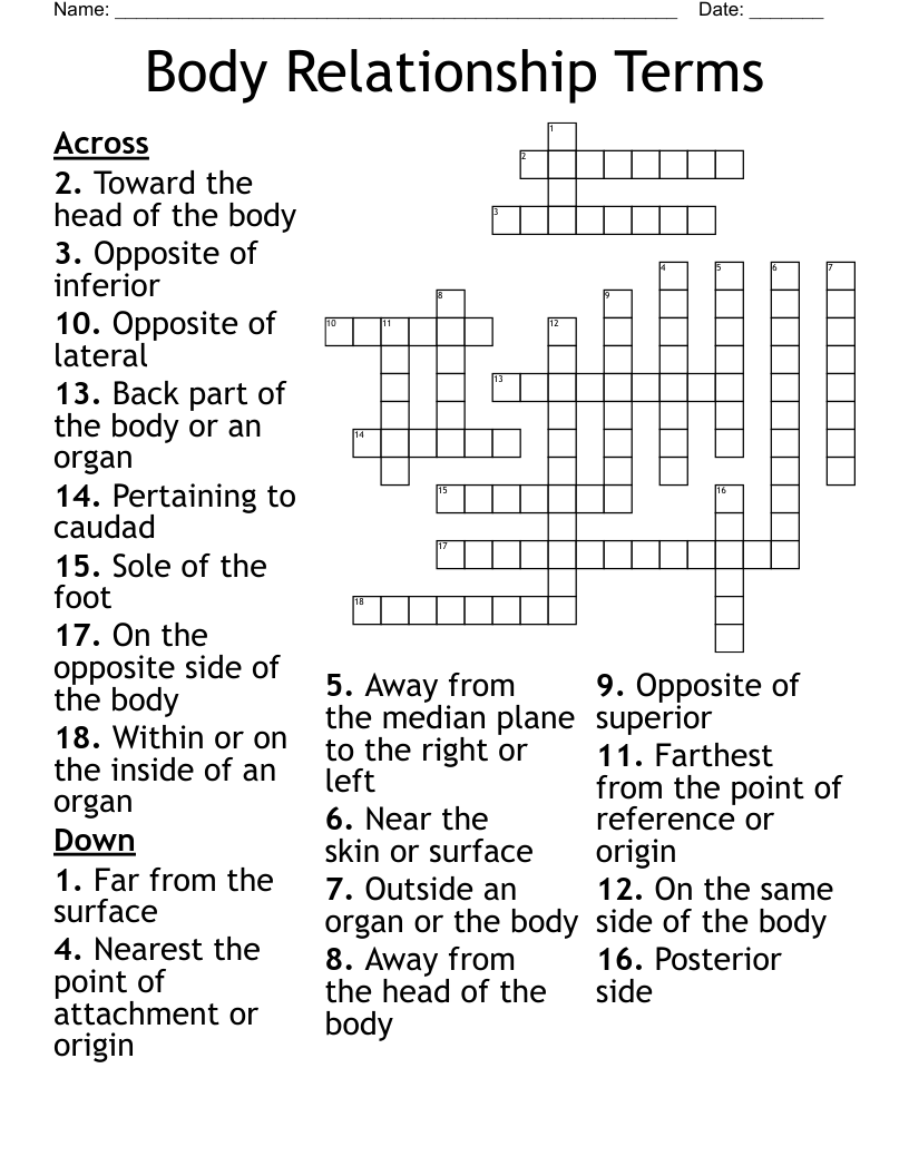 head outside crossword