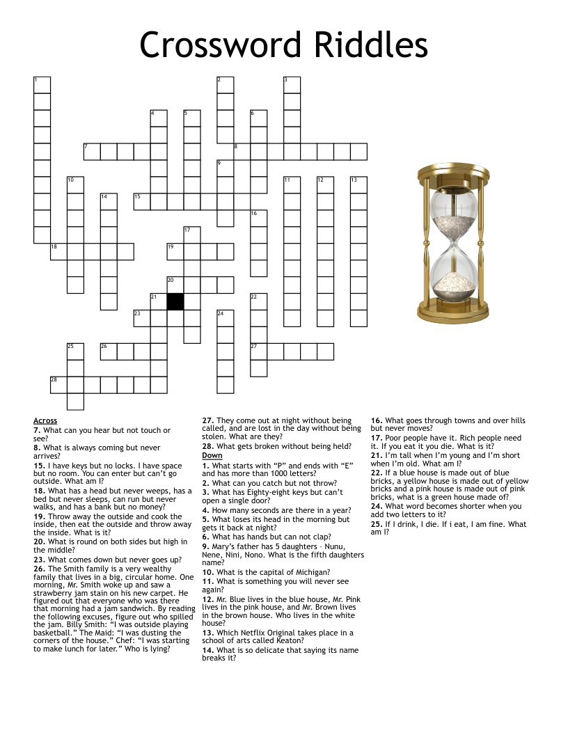 Crossword Riddles WordMint