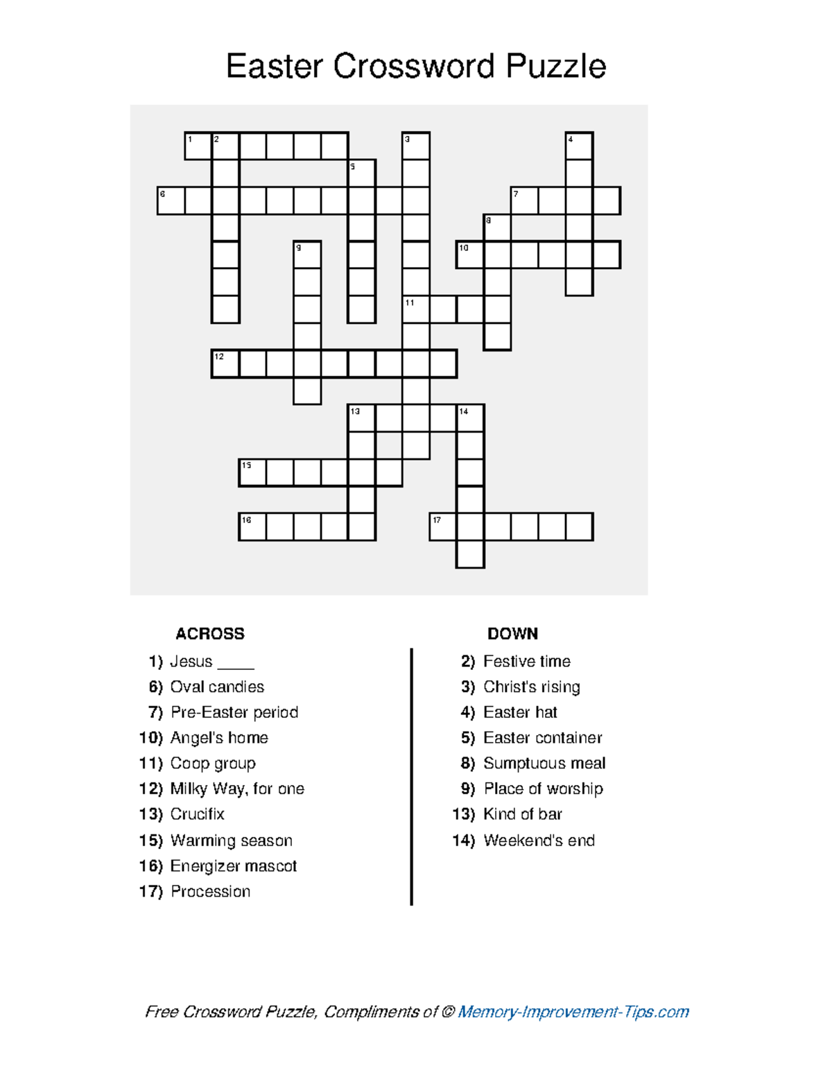 crucifix crossword clue