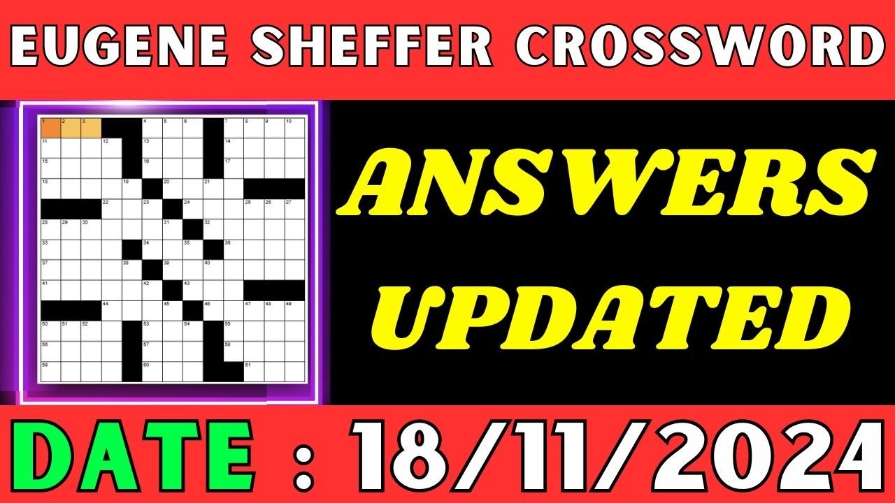 eugene sheffer crossword