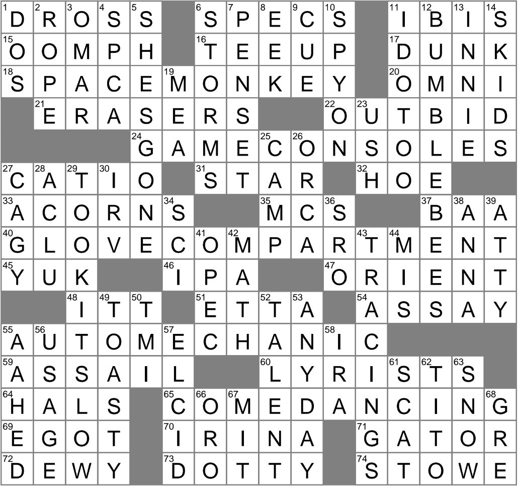 Gift For Writing Crossword Clue Archives LAXCrossword