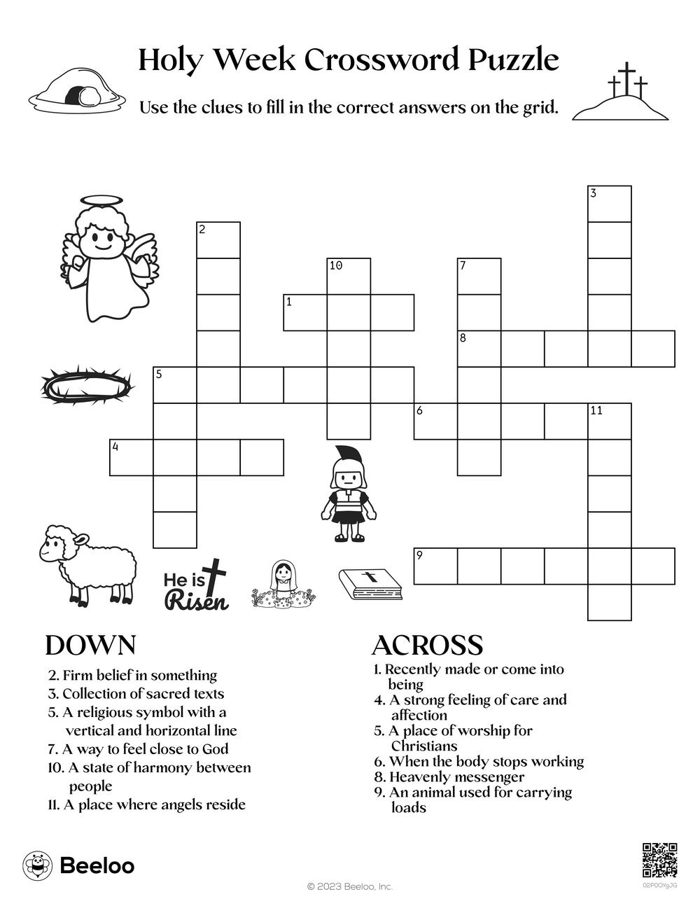 heavenly crossword puzzle