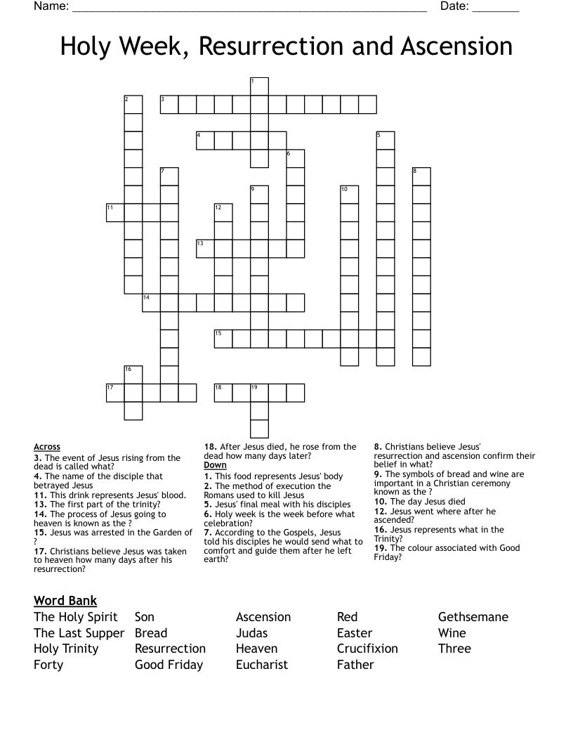 crossword heaven clues