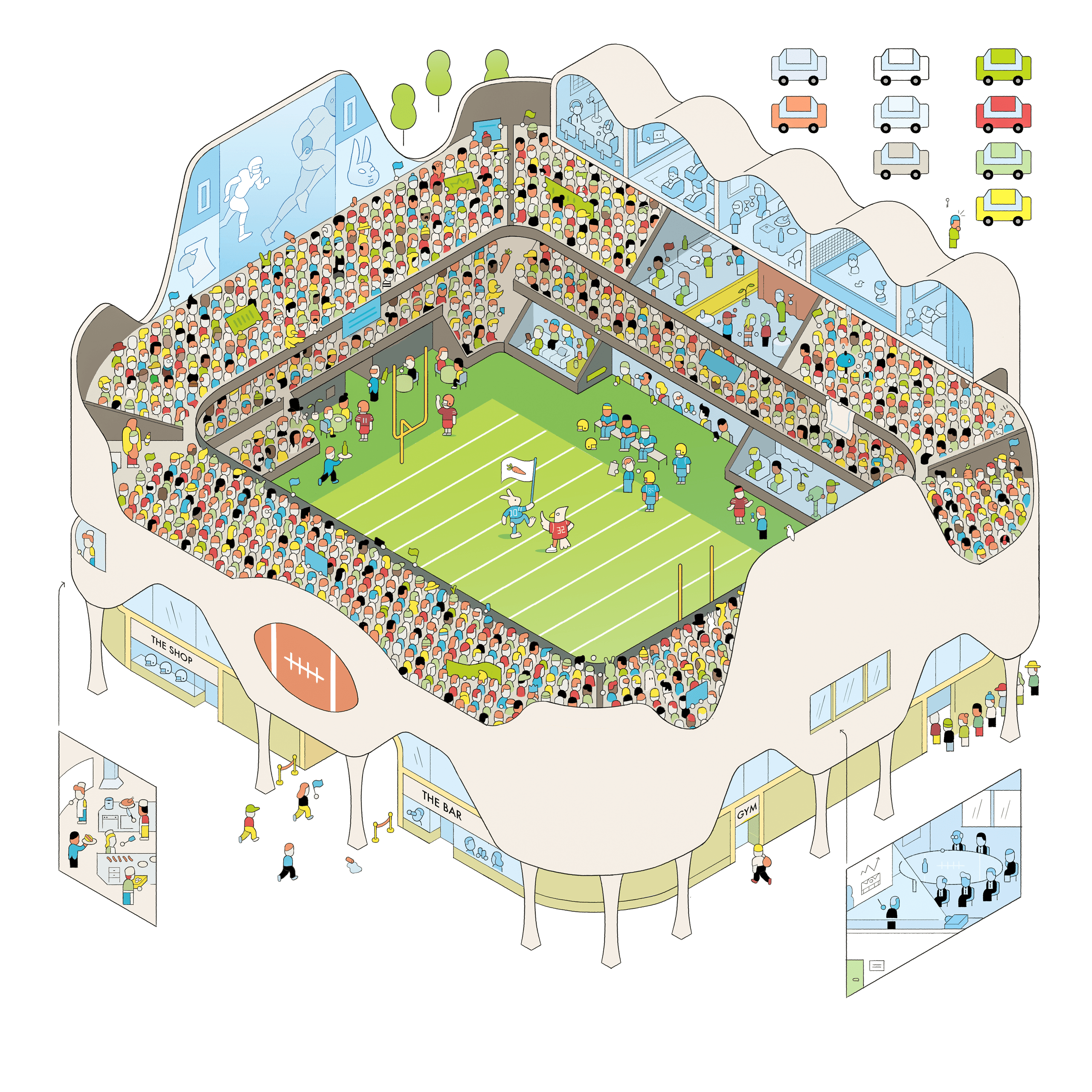 How The Sports Stadium Went Luxe The New Yorker