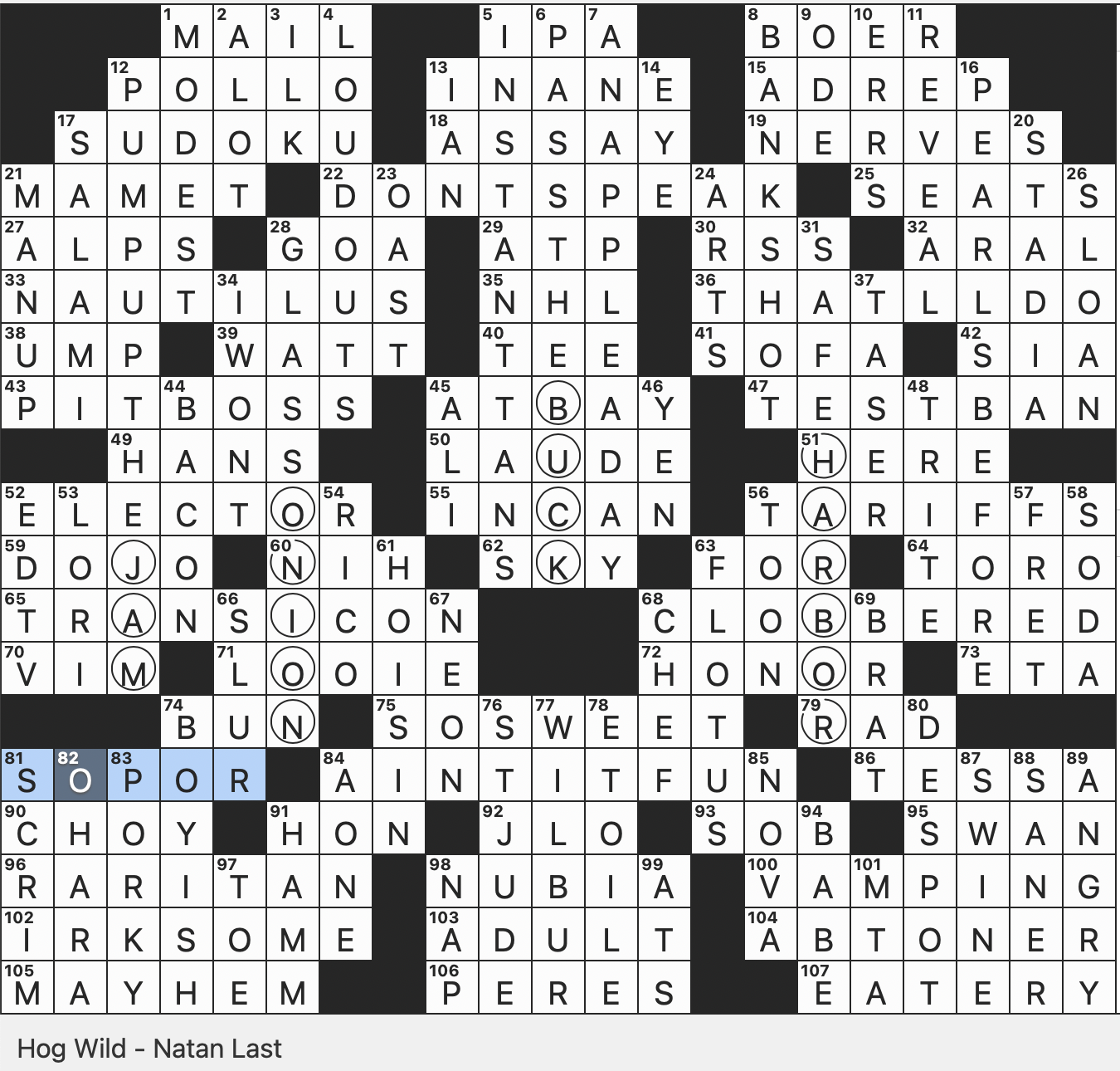 sfouf nyt crossword clue sfouf nyt crossword clue