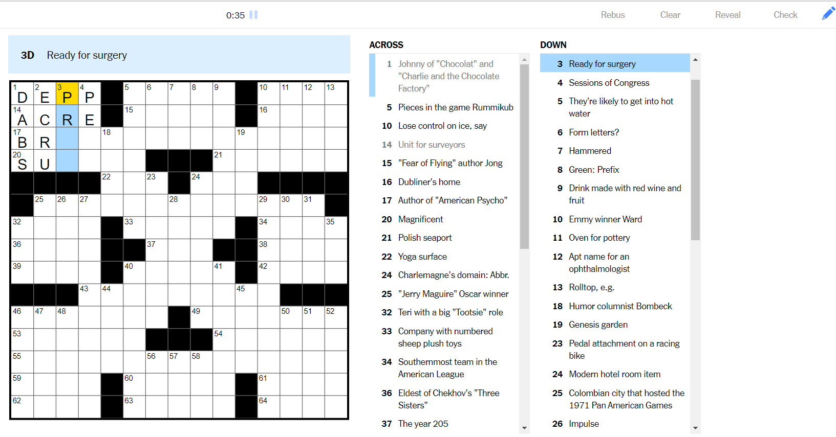 flip phone nyt crossword