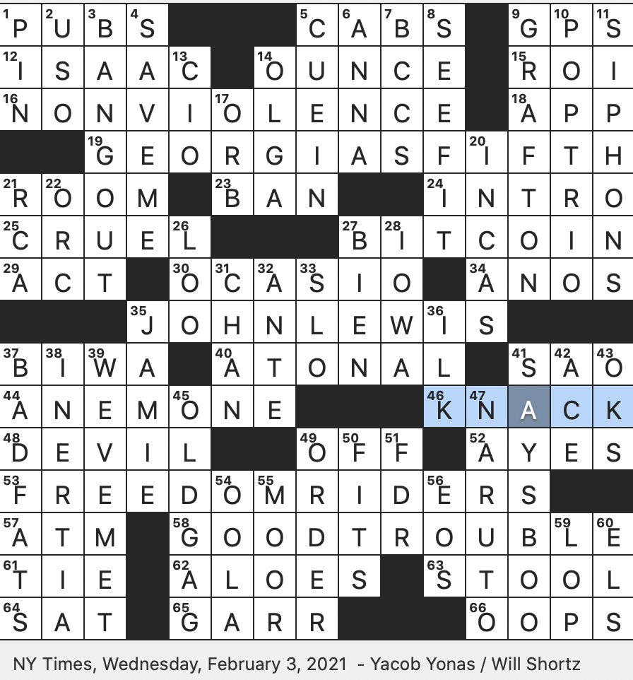 Rex Parker Does The NYT Crossword Puzzle Flower That Shares Its Name With A Sea Creature WED 2 3 21 Bookend Letters Of Google Maps Appropriately Japan s Largest Lake Located NE Rex Parker Does The NYT Crossword Puzzle Flower That Shares Its Name With A Sea Creature WED 2 3 21 Bookend Letters Of Google Maps Appropriately Japan s Largest Lake Located NE
